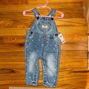 NWT OshKosh Heart Overalls
